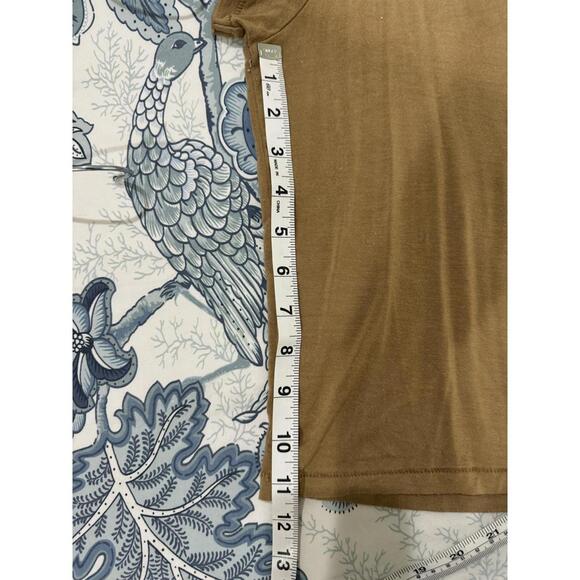 American Eagle Soft & Sexy Lightweight Crewneck Brown T-Shirt- Size Medium - Picture 6 of 8